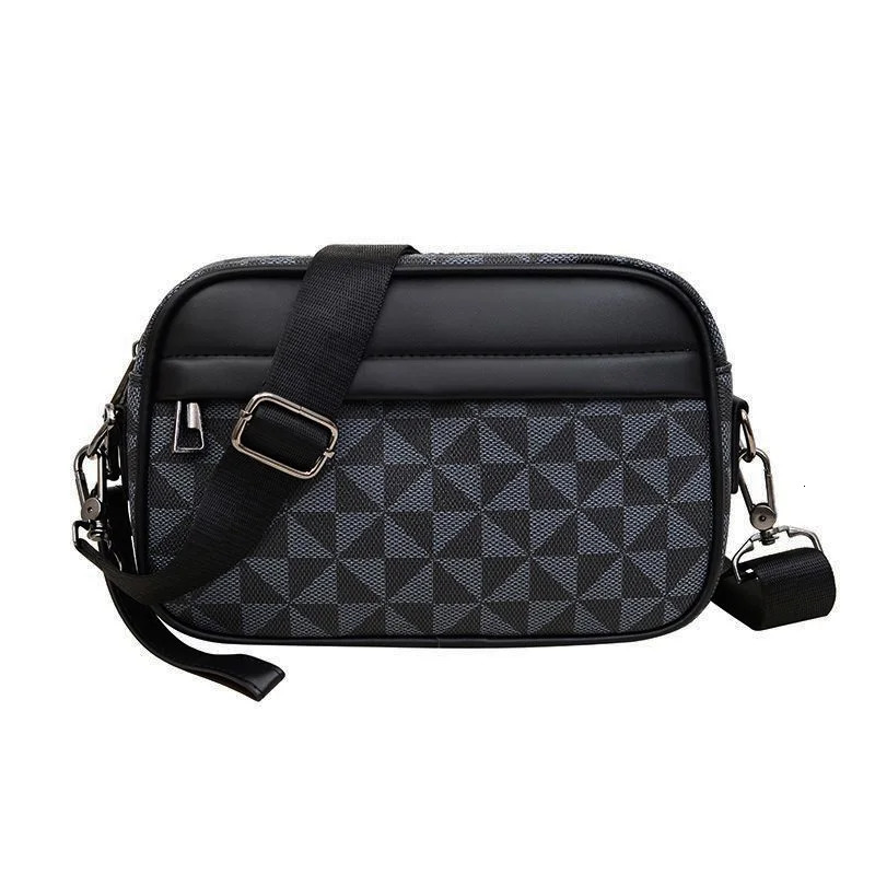 Casual Lightweight Business Shoulder Bags for Men PU Leather Messenger Bag Comfortable Wide Strap Crossbody Bags Male 251230