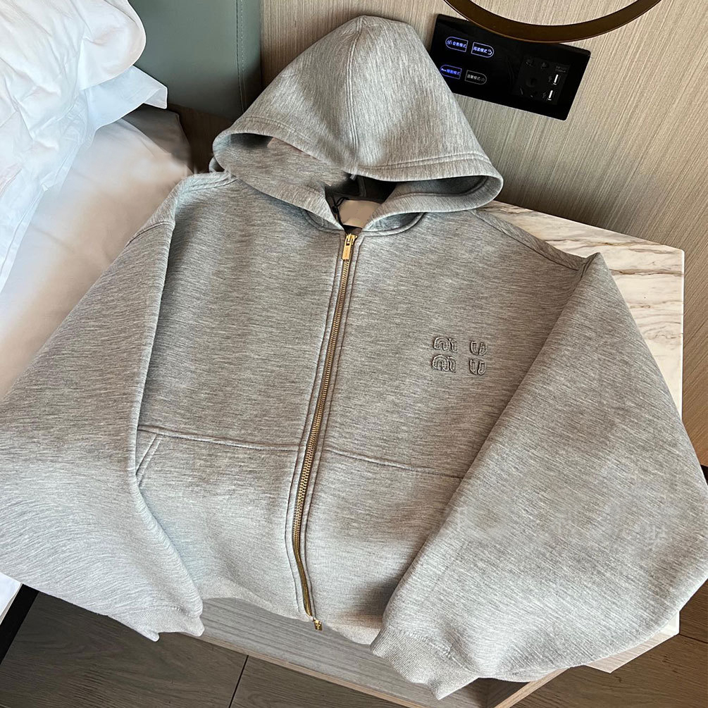 Women's Letter Embroidery Hoodies Street Punk Style Sweatshirts Unisex Long Sleeve Sweatshirt Autumn Winter Fashion Hoodie