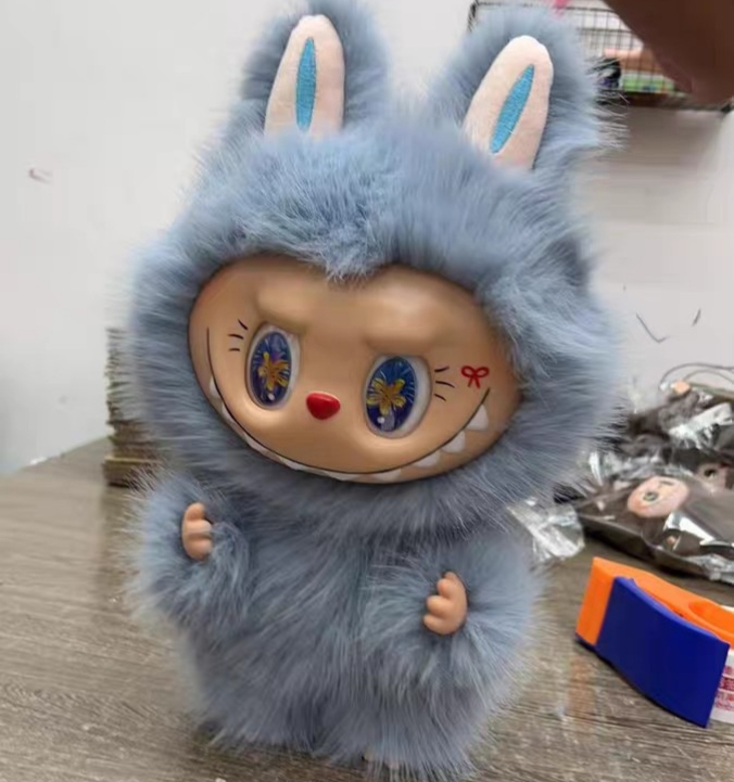 The Monsters 38Cm Labubu Zimomo Vinyl Plush Doll Creative Toy Stuffed Animals