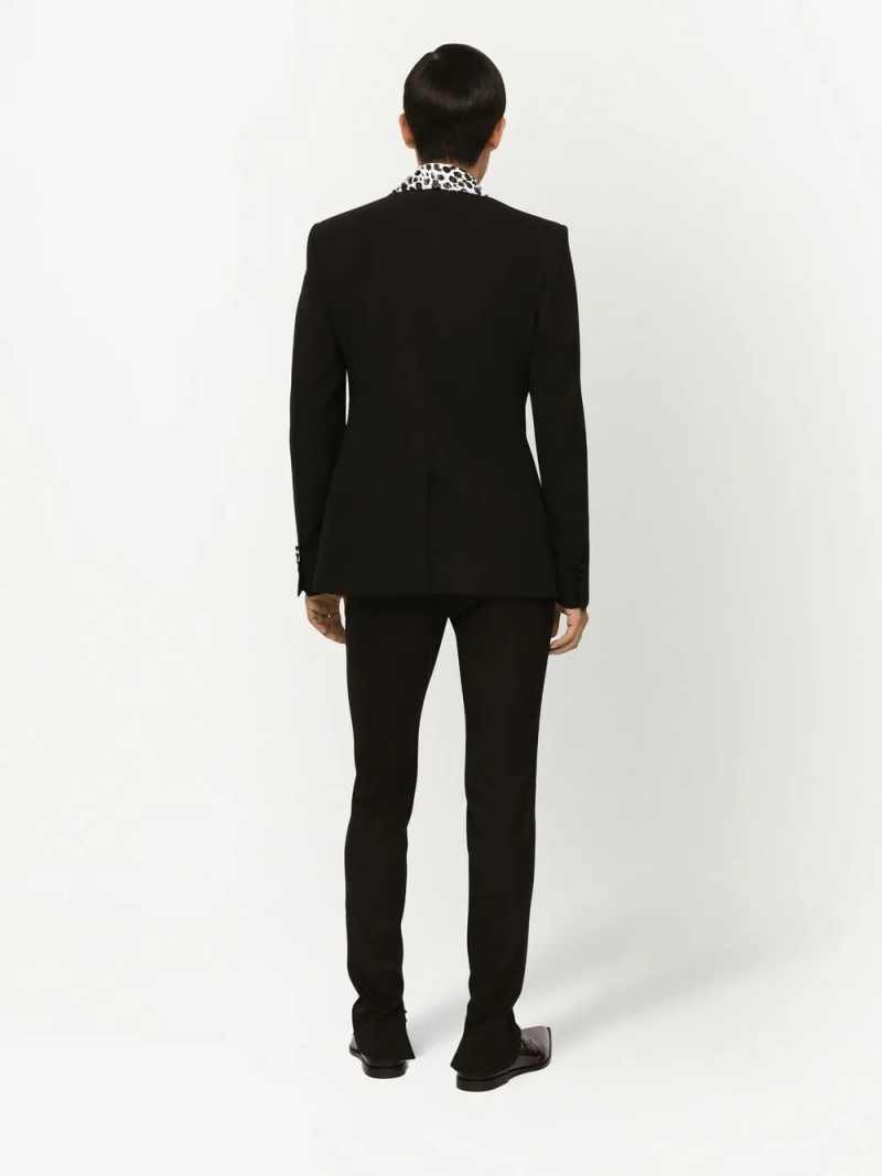 Elegant Men's Suit 2 Pieces Blazer Pant Single-Breasted Shawl Lapel Fashion Leopard Print Formal Occasion Party Banquet Suit Customized