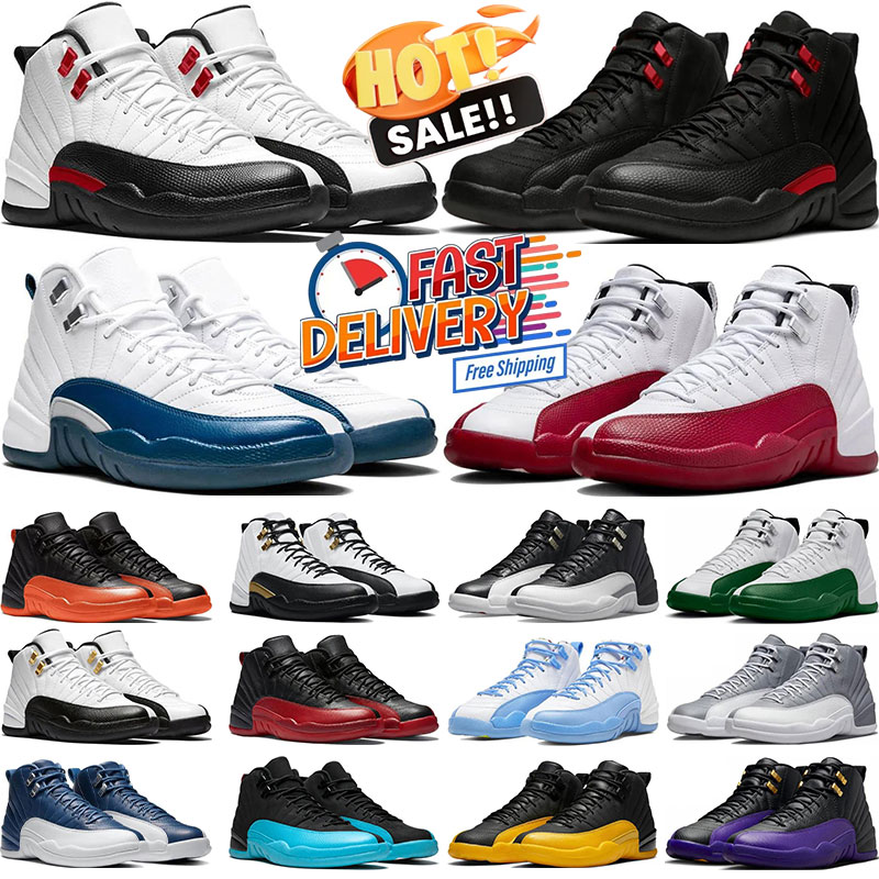 Fast delivery 12 12s Basketball Shoes for Women Mens Trainers Cherry Playoffs University Gold Blue Twist Stealth Men Womens Designer Outdoor Sports Sneakers