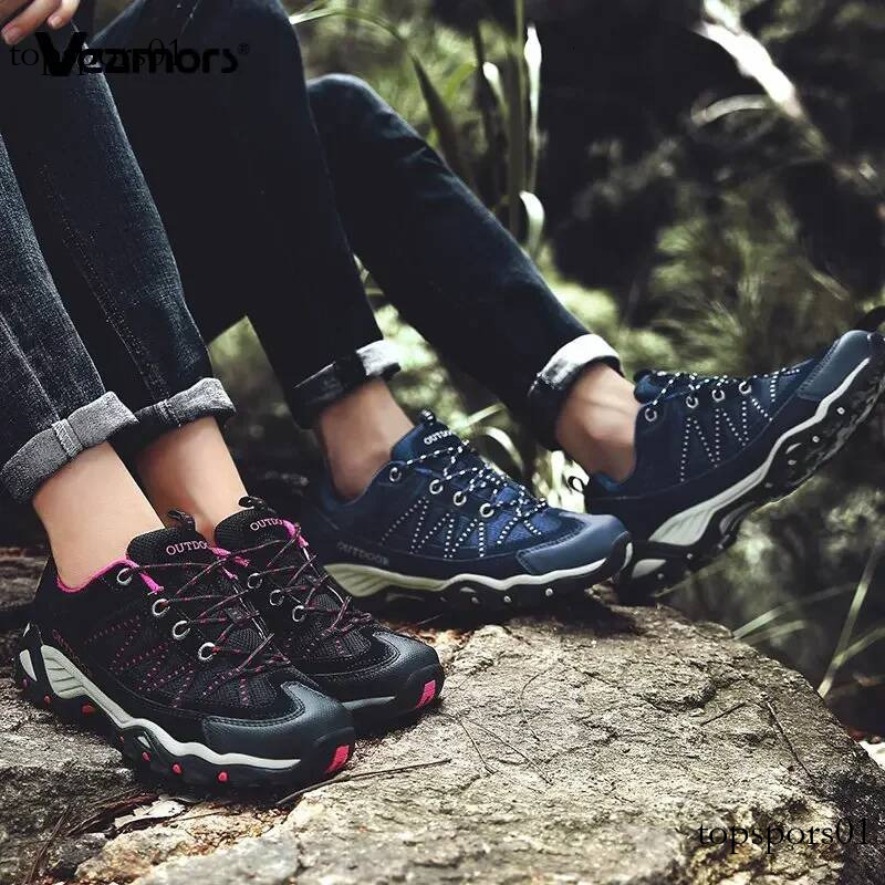 Unisex Outdoor Wear-resistant Hiking For Men Women Non-Slip Tactical Climbing Shoes Breathable Trekking Sneakers