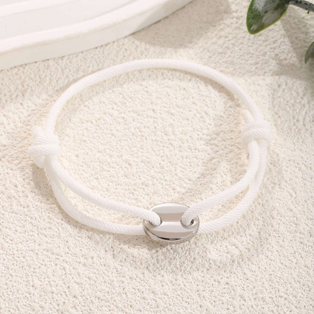 Cross-Border Hot Selling Stainless Steel Pig Nose Milan Hand-Woven Adjustable Bracelet for Men and Women Wholesale