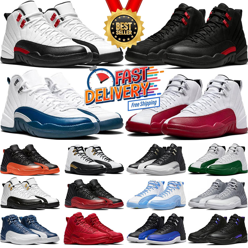 Free Shipping 12 12s Basketball Shoes for Women Mens Trainers Playoffs University Gold Blue Twist Orange Men Womens Designer Outdoor Sports Sneakers