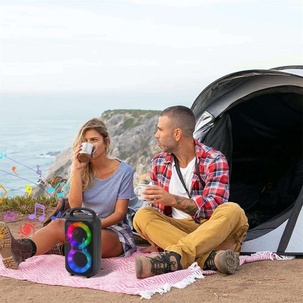 1000W Party Portable Speakers BT Wireless Boombox Sound Large Speaker Dual 3 inche Subwoofer for Outdoor Dancing Famliy 26T0104