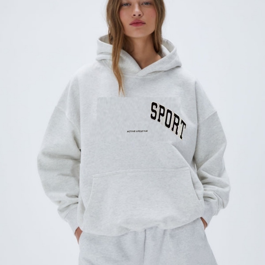 26ss designer loose hooded sweatshirt for men and women cotton street spicy girl tops oversized casual hoodies fashion lazy sweaters