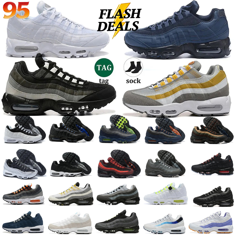 Free delivery designer shoes 95 running shoes Men OG Neon Hyper Turquoise Triple Black White Greedy Volt chaussures Womens Mens Trainers Outdoor Sports Sneakers
