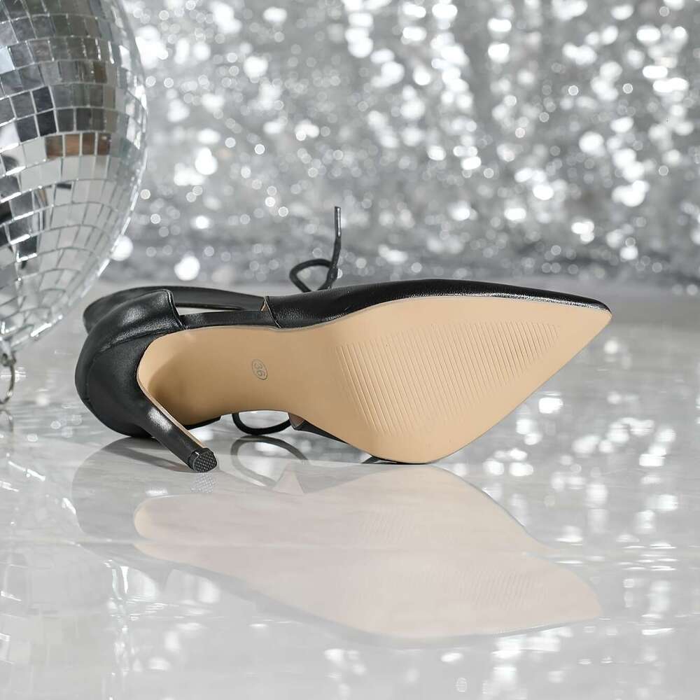 Classic Runway Work Shoes Versatile With Comfortable Lace Up Design Cm High Heels MOJIDASHU