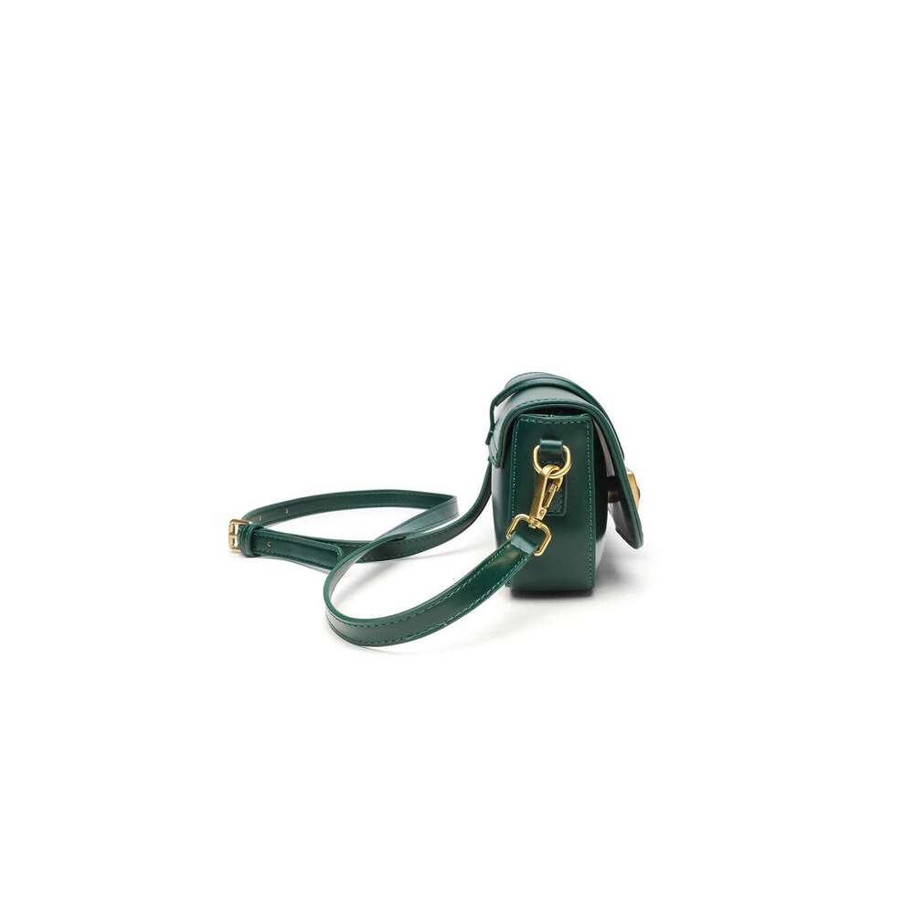 Tofu Classic Green Single Shoulder Crossbody Mini Small Square Bag, Fashionable Versatile Women's Bag