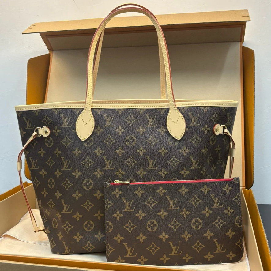 designer bag nevver fulle Bag Women Classic Fashion Handba mm size New grain cowhide texture with bag new medium bag High quality bag shoulder bag 102A.