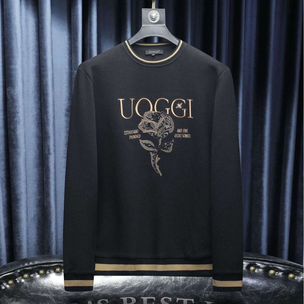 Autumn And Winter New Fashion Trendy Casual Sweatshirt Base Sweater Shirt Men's Clothing