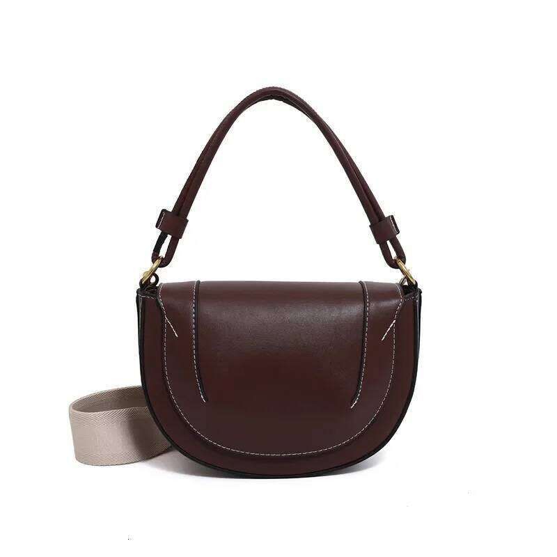 Fashion Package Cover Type Shoulder Solid New Women's Bags On Sale 2025 High Quality Pu Sewing Thread Crossbody Bag