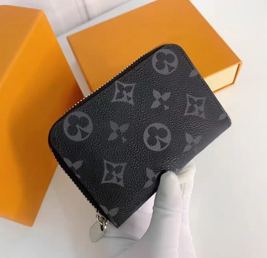 Luxurys Designers Wallet Fashion Bags Card Holder Carry Around Women Money Cards Coins Bag Men Leather Purse louisities vittonn bag viitton high quality Wallets