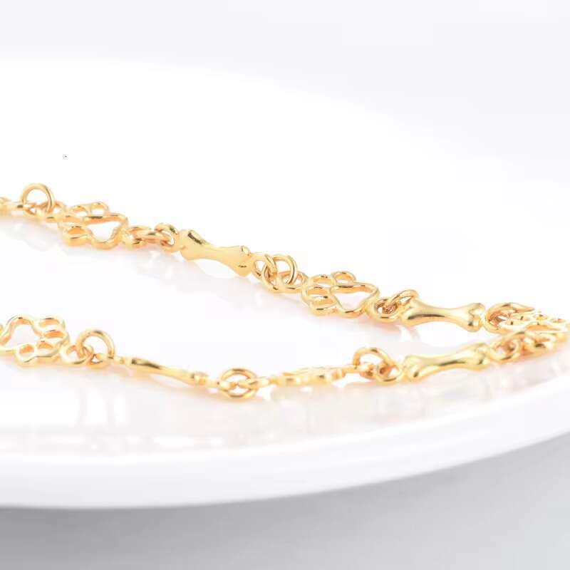 S925 Sterling Silver Two-Tone Chain Bracelet for Women Light Luxury Exquisite Simple Elegant Versatile Jewelry In Stock