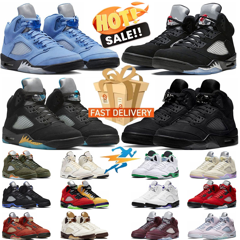Free Shipping designer Basketball Shoes 5 For Men Women 5s Casual Shoes Fire Red Black Cat White Pink Cool Grey Olive Mens Breathable outdoor Sports Trainers Sneakers