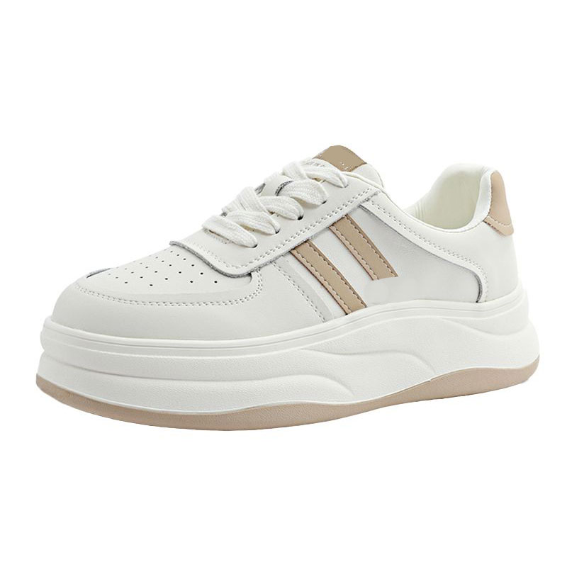 Casual Style Seasonless All Purpose White Sneaker with Enhanced Support for Females