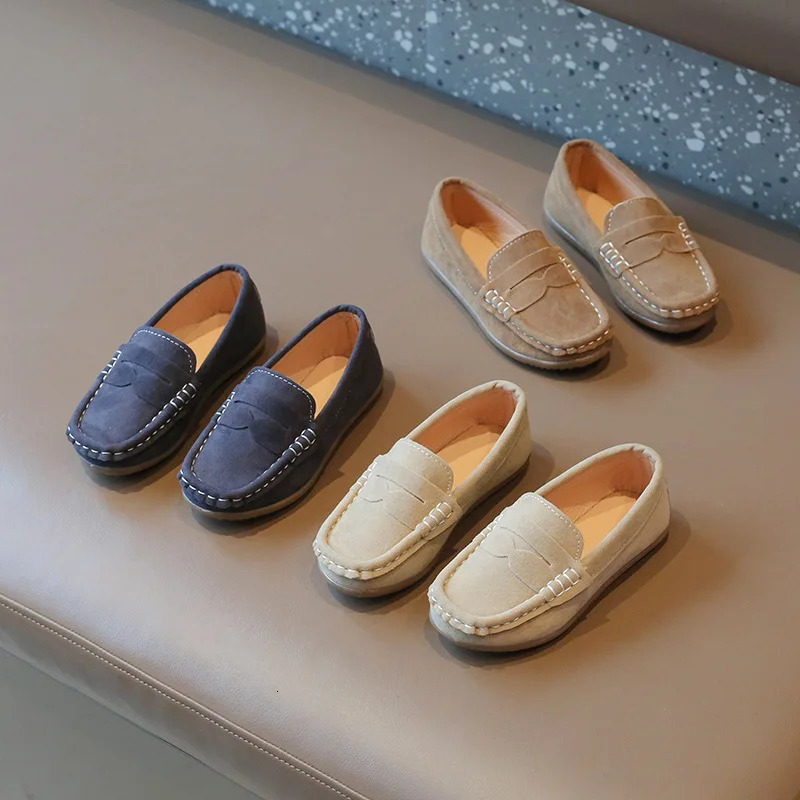 Selling Kid Loafer Spring Autumn Suede Kid Leather Shoe Light Gril Shoe Trend Allmatch Boy Shoe British Kid Shoes Wholesale 260104 - view 7