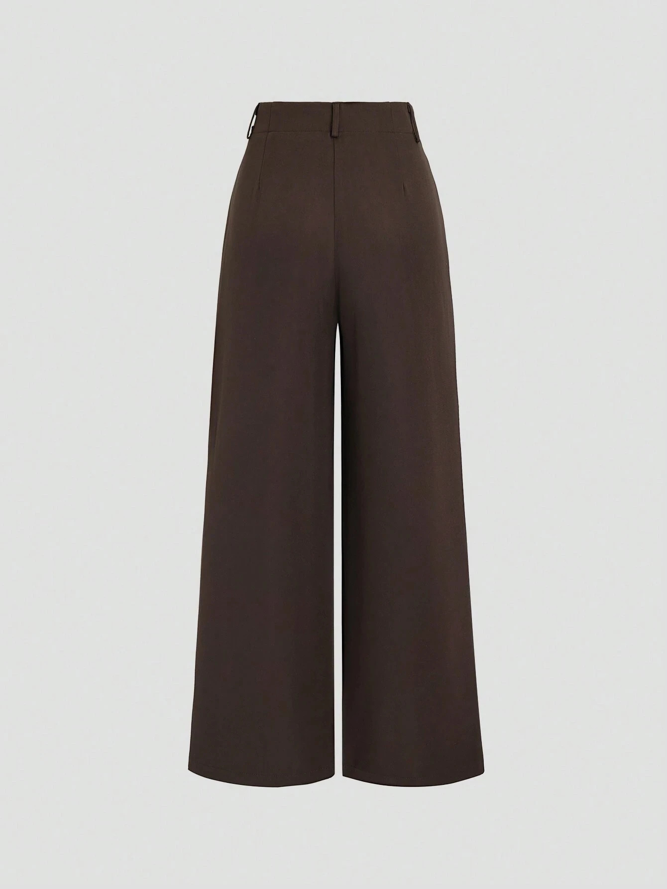Womens Elegant Jacquard Pleating WideLeg Pants OfficeCommuting Solid Color Loose Casual Suit AutumnWinter 251218