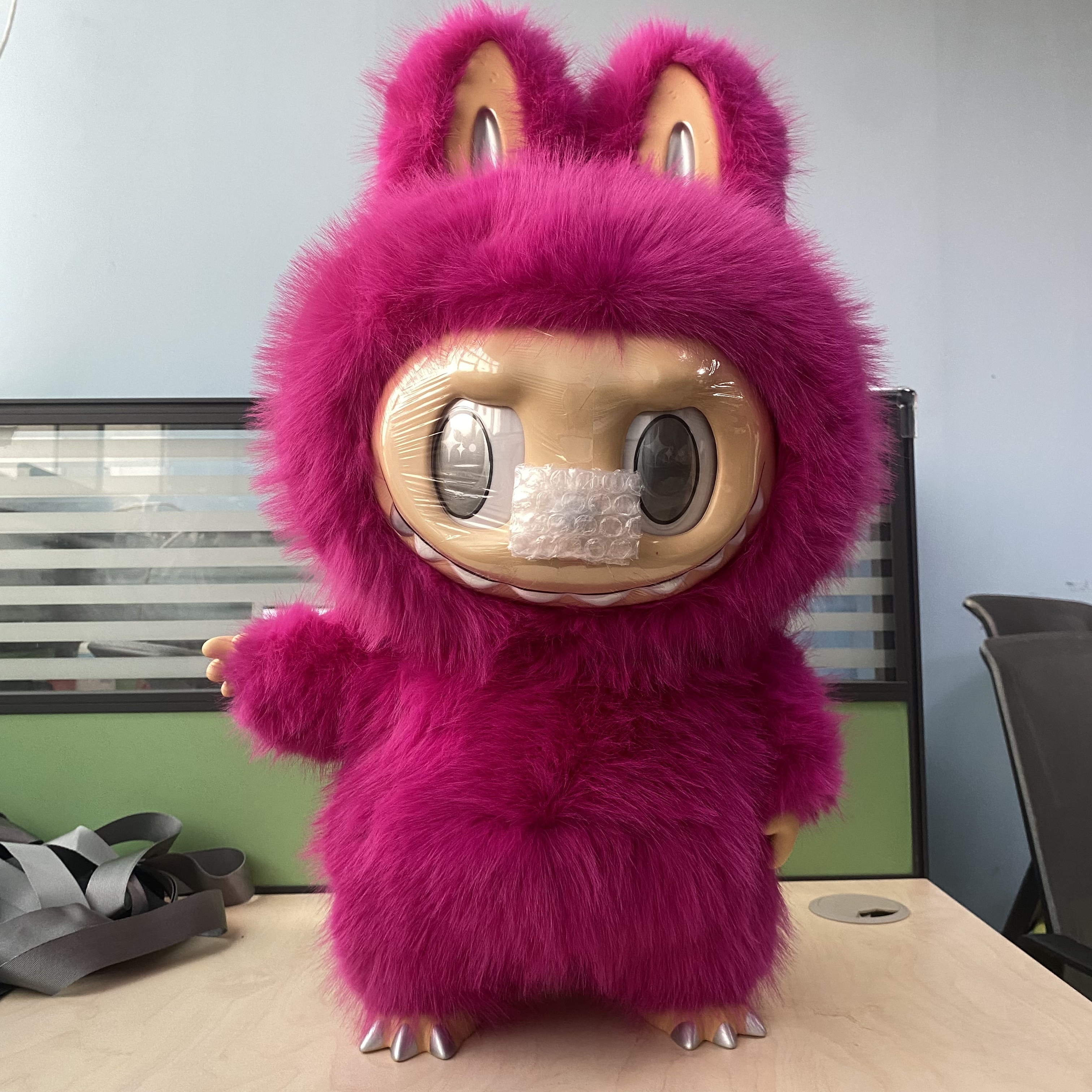 Zimomo Large 58cm Labubu Premium Limited Fan Custom Edition Plushine Anime Dolls I Found You Enamel Characters Mystery Boxes QIAOWANTONG