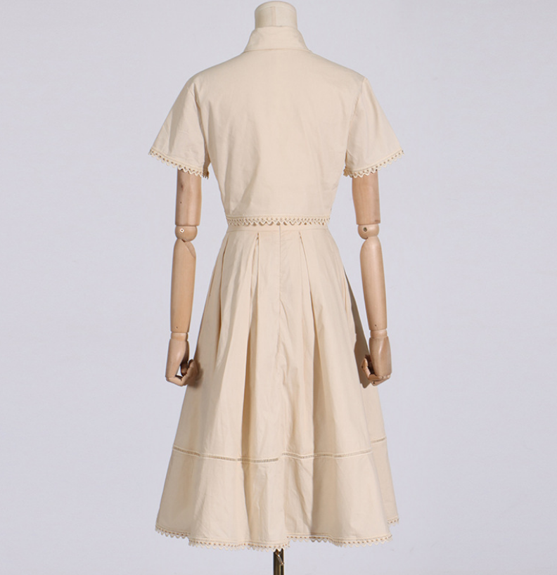 2026 new style commuting style stand up collar embroidered shirt+long skirt fashion two-piece set for women