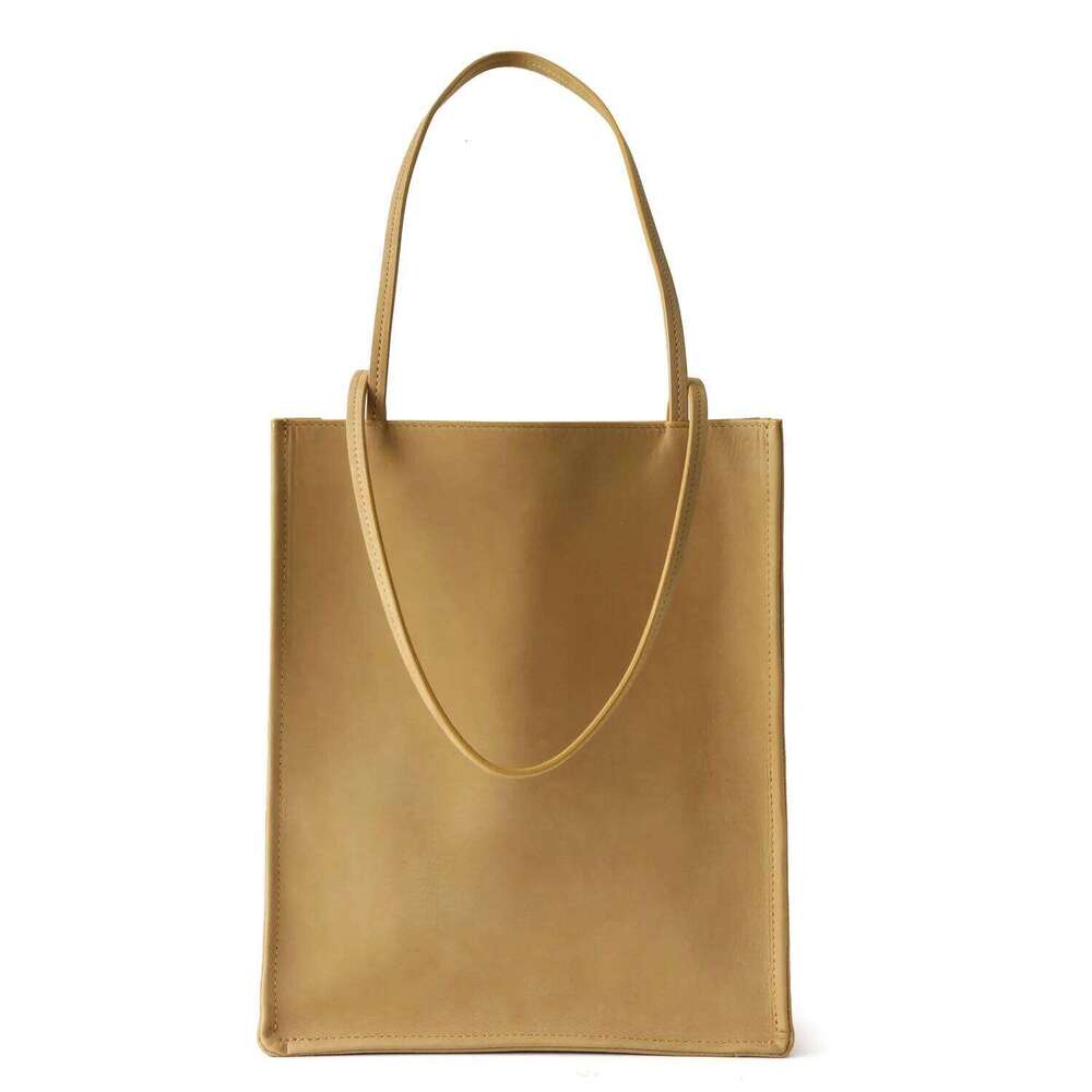 Suede Tote Bag Summer New Niche Design Vintage Minimalist Style Fashionable Cowhide Large Capacity Women's Handbag Suotong1222 - view 6