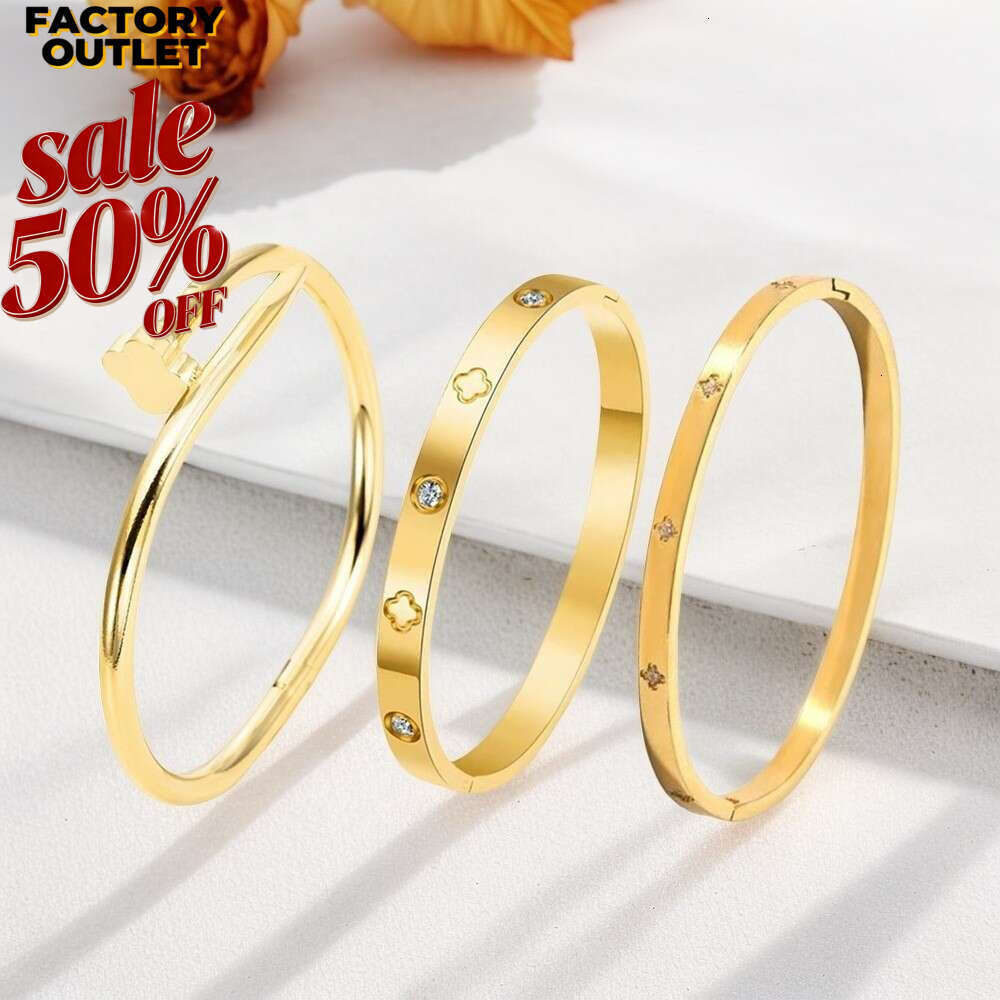 Women's Gold-Plated Bangle Bracelet Fashion Adjustable with Shiny Stones Elegant Jewelry for Wedding Gift
