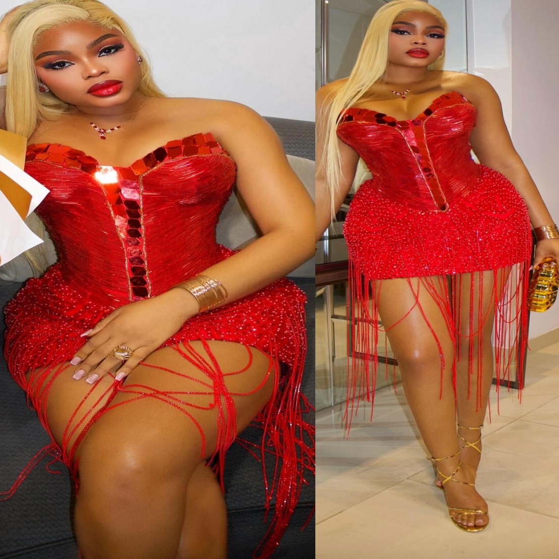 2026 Chic Red Sheath Cocktail Dress Crystals Beaded Tassels Short Mini Graduation Homecoming Birthday Dresses For Special Occasions Sweetheart Gowns