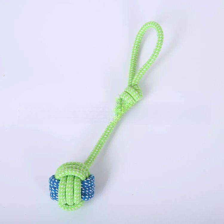 2026 New Pet Toy Dog Cotton Seven-Piece Set Teeth Cleaning Rope Knot Ball Puppy Interactive Chewing Free Shipping