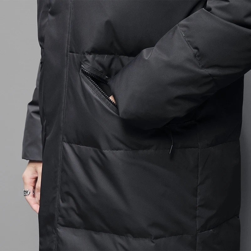 Comfortable Long Style Winter Outdoor Trend Feather Jacket Windproof Breathable Warm and Versatile Down 251205