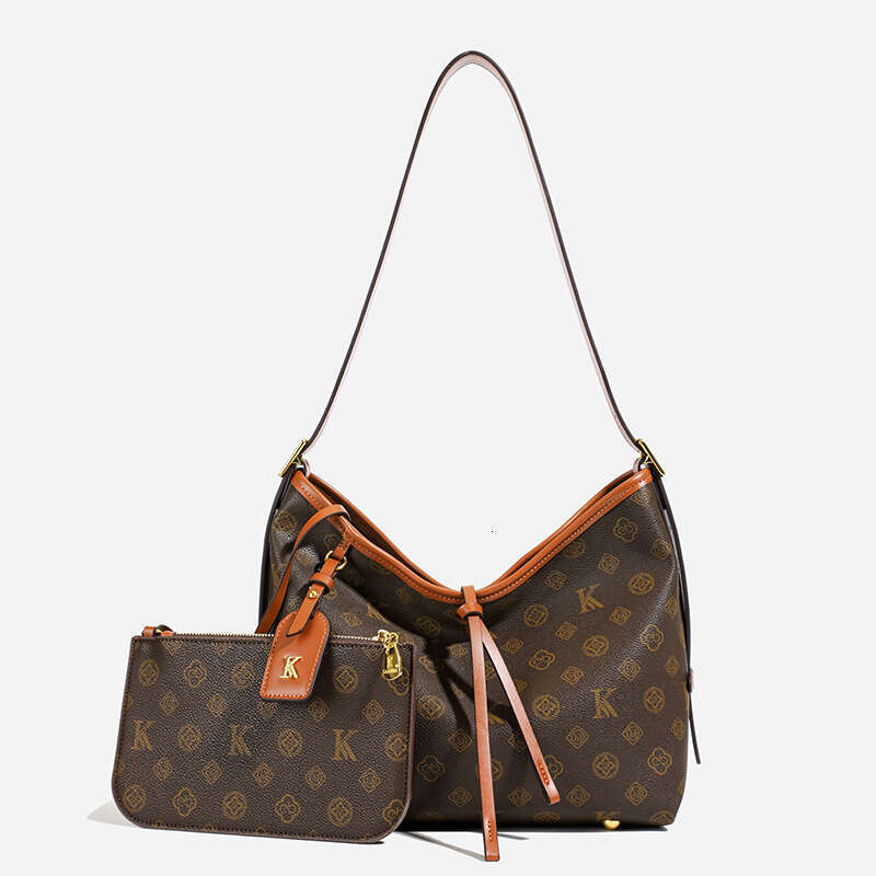 Saianna European Station Quality Color-Block Fashion Print High-Quality Texture Shopping Single Shoulder Underarm Tote Women's Bag