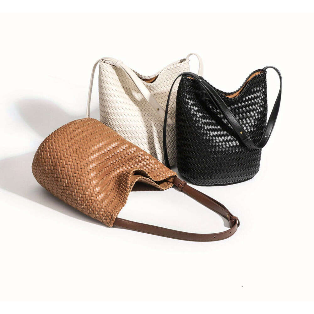 Women S Y K French Retro Bucket Bag Convertible Crossbody Shoulder Purse With Detachable Strap Zipper Closure Synthetic Beige Black For Everyday Parties