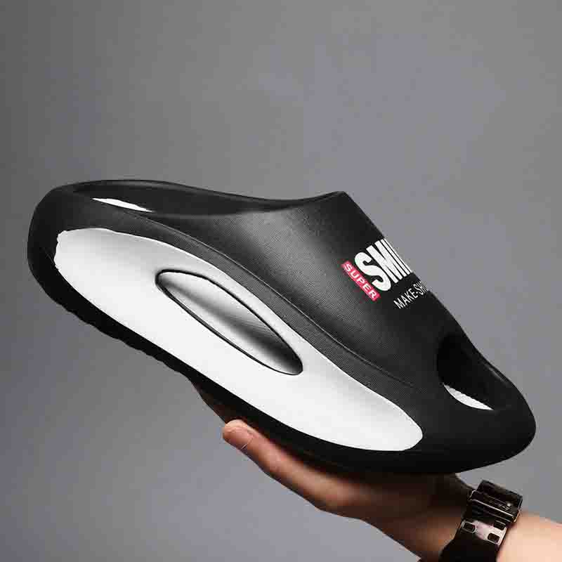 Free delivery Fashionable slippers wear-resistant thick-soled anti-slip and suitable for bathroom use