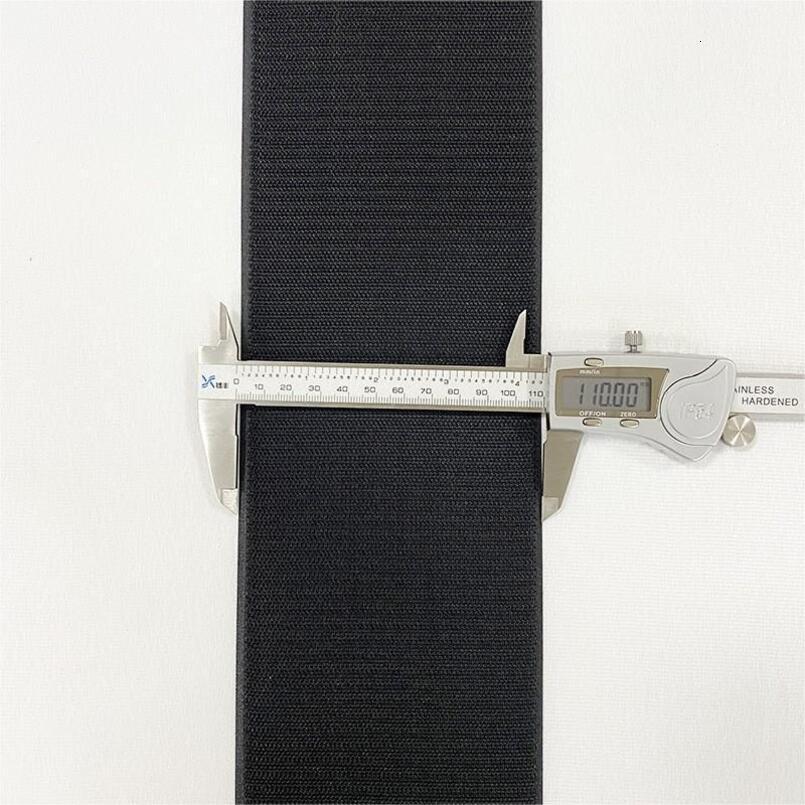 Manufacturer Nylon Blend Side Clothing Curtain Tape with Barbed Hook and Loop Fastener 11cm Patch