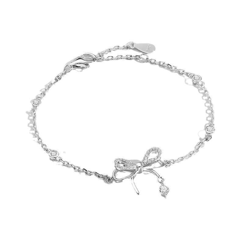 Summer New S925 Sterling Silver Butterfly Dream Bracelet for Women High-End Niche Versatile Fashion Commuting Jewelry