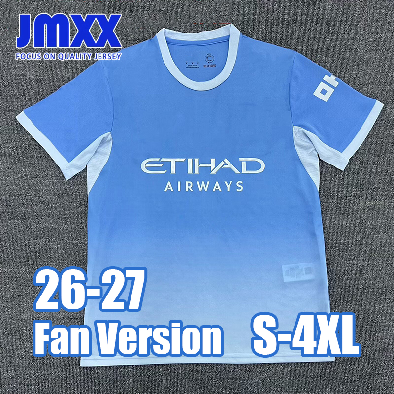 4XL XXXL JMXX 26 27 ManES CityES Soccer Jersey Home Away Third Special Commemorative Edition Mens Jersey Man Football Shirt 2026 2027 Fan Version