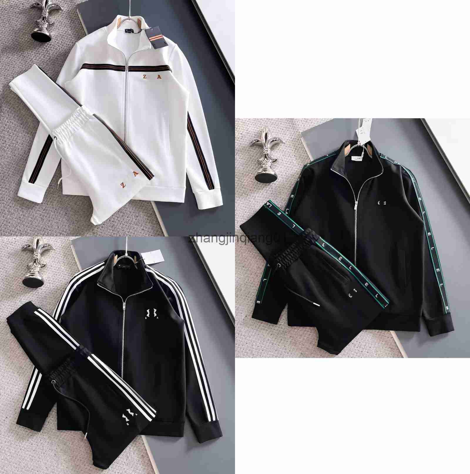 Designer zegnamen Hoodie Jackets Sweatsuit Spring Winter Cotton Vintage Luxury Fashion Brand Black White Green Hoodies Womens Mens Loose Sweatpants Sweater