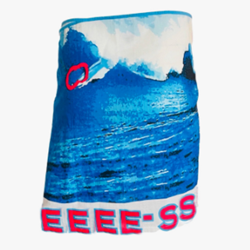 Designer Slim Fit Mini Skirts Women Letter Printed Short Skirts Sexy Hip Wrap Dress Summer Beach Vacation Skirts