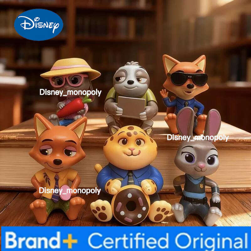 Disney Judy Hopps Nick Wilde Anime Statue - Collectible Doll Figurine Desktop Computer Decoration Ornaments Birthday Gift For Children H260105 H260105