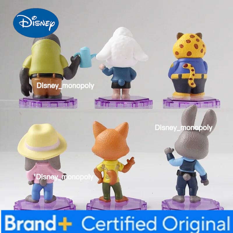 Disney Zootopia 2 Animated Figures Set - Judy Hopps & Nick Wilde Desktop Toys with Movable Parts, Gift for Collectors Display H260105 H260105