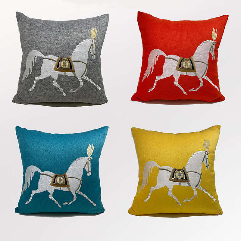 Home Textile Jacquard Cushion Cover Modern Soft Embroidery Sofa Decor for Living Room Couch Accent Pillow Bedroom Bedding Decoration Throw Pillow Case