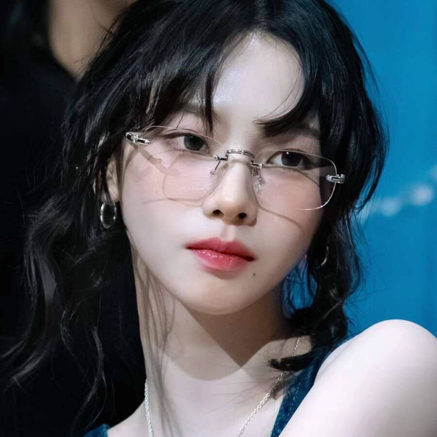 2025 Spring New Style Frameless Glasses for Women Cool High Intelligence Sense Rimless Lady Can Wear with Prescription Lenses