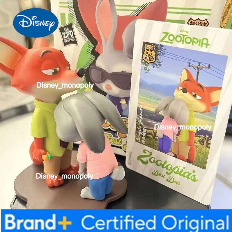 Disney In Stock 52TOYS Zootopia Blind Box Best Partners Series Anime Figures Trendy Ornaments Collection Girl Boy Birthday Xmas Toy H260105 H260105