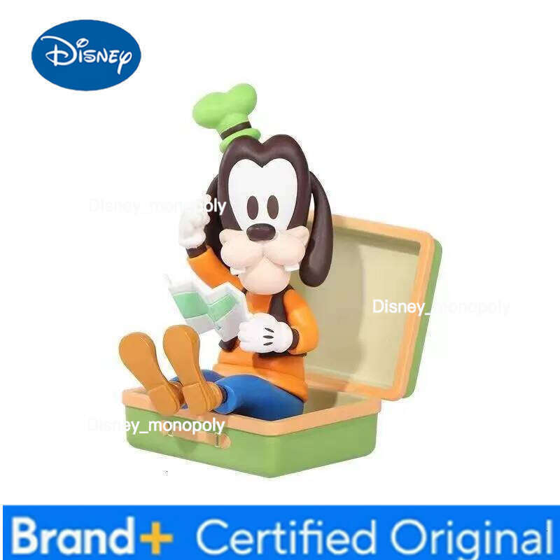 Disney Authentic Mickey Series Ornaments Minnie Donald Duck Models Travel Character Figurines Hildren's Toys Christmas Gifts H260105