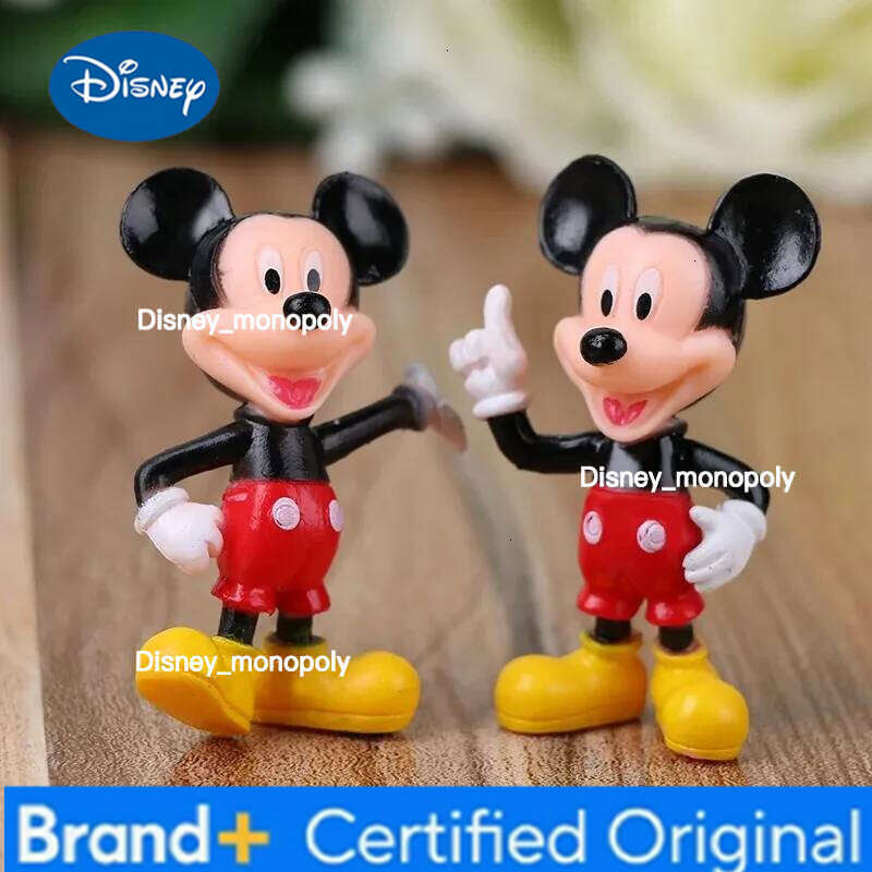 Disney 6pcs/set Mickey Mouse Action Figures Minnie Donald Duck PVC Cake Ornaments Collection Decoration Children Toys Gifts H260105