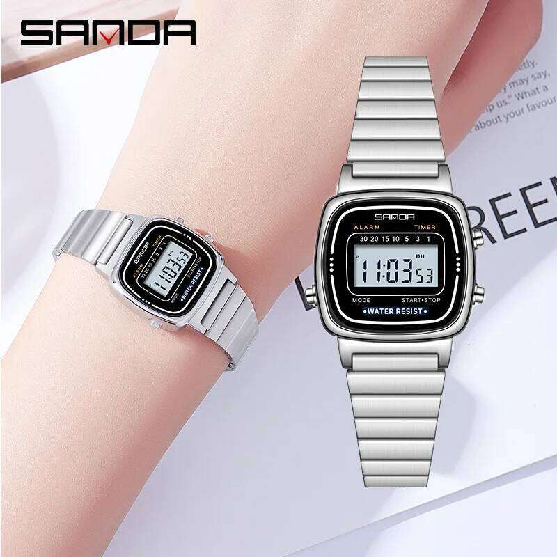 SANDA Women Classic Quartz Watch Fashion Female Elegant Clock Luxury Watches Casual Ladies Waterproof Wristwatch reloj mujer6053 26N0105