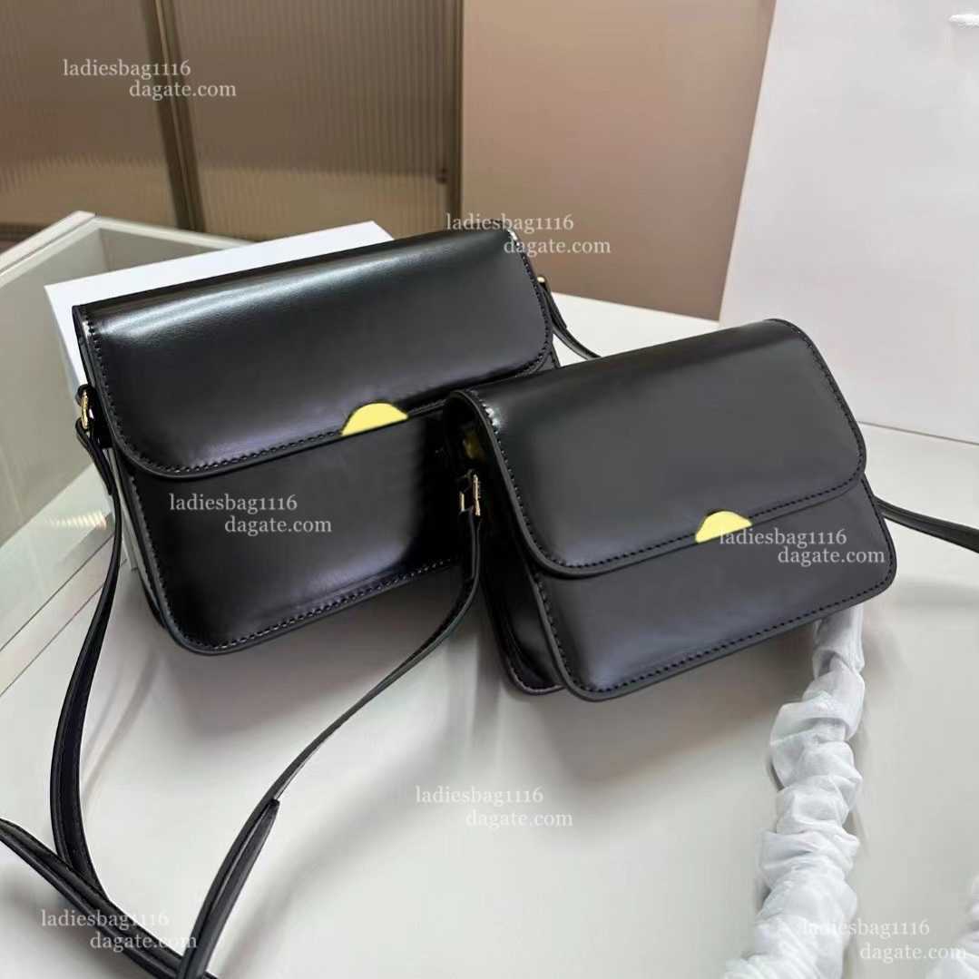 Designer bag Real Leather handbag Women Purse Shoulder Bag Crossbody Bags Latch Tofu Buns Classics Clutch handbags Wallet Tofu Bag Black Gold Womens Bag