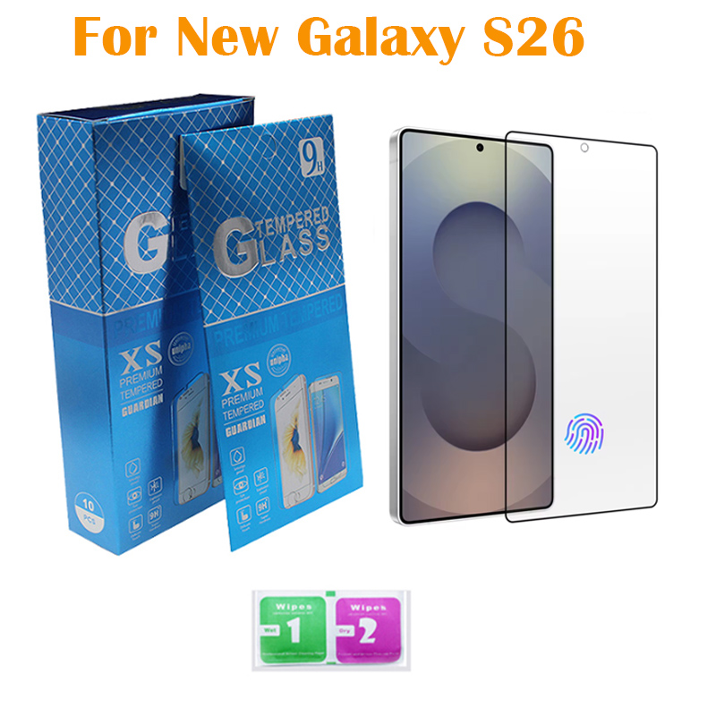 2.5D Tempered Glass for Samsung S26 Ultra S26 Pro Fingerprint Unlocked 0.18mm 9H New Screen Protector Galaxy S25 Plus S24 S23 S22 S21