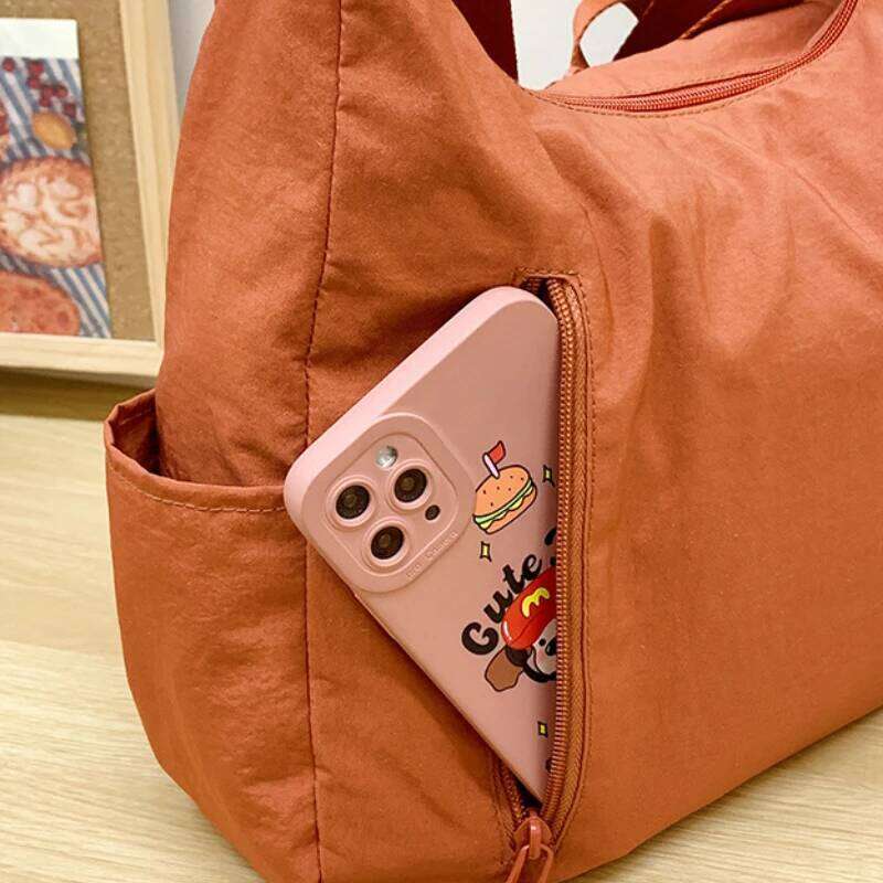 Nylon Messenger Bags Women Lightweight Crescent Crossbody with Multi Pockets Shoulder Travel Tote Handbag for Shopping and Everyday Use 1100368158