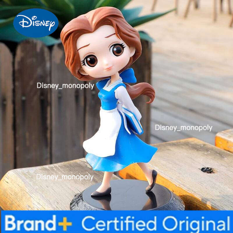 Disney Q Posket Beauty and the Beast Toys Belle PVC Princess Figures Action Collectible Model Toy for children gift H260105