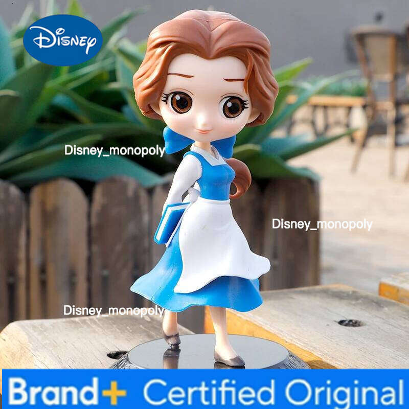 Disney Q Posket Beauty and the Beast Toys Belle PVC Princess Figures Action Collectible Model Toy for children gift H260105